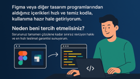 içeriklerinizi html ve css' e çeviririm