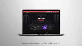 Miners Dao - ASP NET CORE Özel Yazılım Websitesi