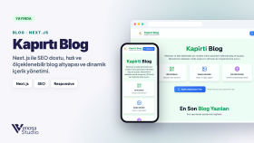 Kapırtı Blog — Next.js ile Hızlı ve SEO Dostu Blog