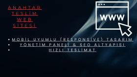 markanıza özel modern ve anahtar teslim web sitesi kurarım