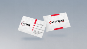 Aygürler otomotiv için yapmış olduğum izli kartvizit tasarım