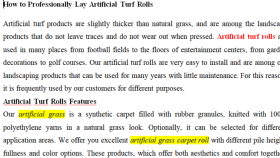 How to Professionally Lay Artificial Turf Rolls