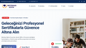 Kurumsal Eğitim Temalı Özel İstek .php Tabanlı Site