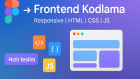 Figma tasarımlarınızı responsive kullanıma çeviririm