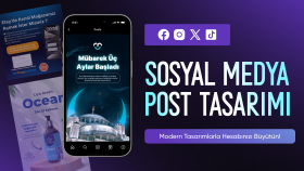 Gönderi & Reklam, Instagram, Facebook, LinkedIn tasarlarım