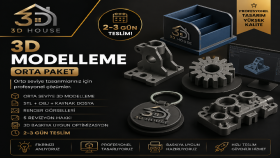 fikirlerinizi 3D modele dönüştürürüm