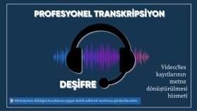 ses veya videoyu metne çevirebilirim