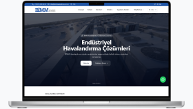 Bimm Havalandırma Kurumsal Web Sitesi