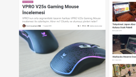 VPRO V25s İncelemesi (Rapoo)