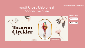 Fendi Çiçek Banner Tasarımı
