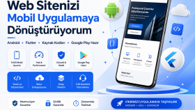 web siteniz için iOS ve Android mobil uygulama geliştiririm