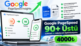 web sitenizin PageSpeed optimizasyonunu yaparım
