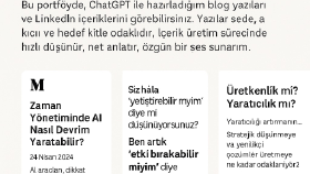 Yapay Zekâ Destekli Profesyonel Metin Yazarlığı