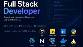 Rust ve Next.js ağırlıklı fullstack web geliştirme yapıyorum