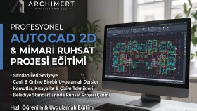 AutoCAD ve mimari ruhsat çizimi eğitimi veririm