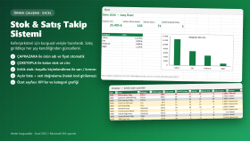 Örnek Çalışma - Excel Stok & Satış Takip Sistemi