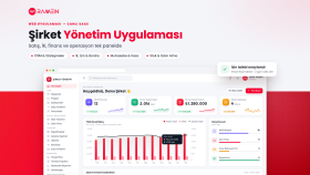Şirket Yönetim Uygulaması – Satış, İK, Finans (SaaS)