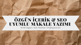 web siteleriniz için özgün içerik yazarım