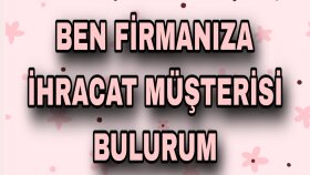 firmanız için ihracat müşteri listesi hazırlayabilirim