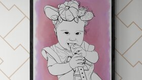 kişiye özel line art portre çizimi yapabilirim