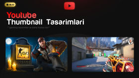 youtube kanalınız için ilgi çekici thumbnail yapabilirim