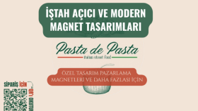 yeme-içme için iştah açıcı magnet ve dijital menü tasarlarım