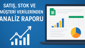 satış stok ve müşteri verilerinizden analiz rapor hazırlarım