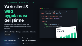 özel kodlanmış web sitesi ve web uygulaması yapabilirim