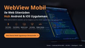 web siteniz için WebView mobil uygulama yapabilirim