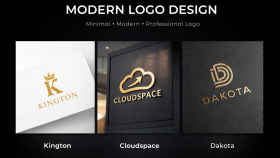 minimal ve modern logo tasarımı yapıyorum