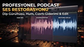 Ben stüdyo kalitesinde podcast ses düzenleme yaparım