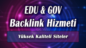 Edu & Gov Yüksek Kaliteli Backlink
