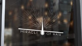 Miracle Of Hair Logo tasarımı ve Mockup