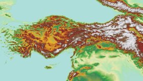 arcmap ile konum, topoğrafya ve analiz haritaları hazırlarım