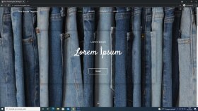 İngilizce kot pantolon kurumsal web sitesi 