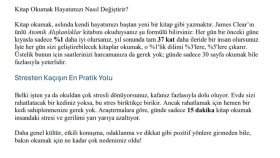 SEO Uyumlu Makale Örneği: Okuma Alışkanlığı
