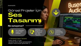 görsel projeleriniz için özgün ses tasarımı yaparım
