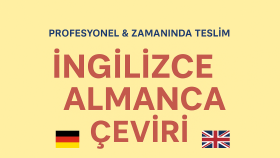 İngilizce ve Almanca metinleri çeviririm