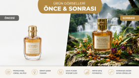 Aethel Parfüm İçin Yaptığım Reklam Görseli