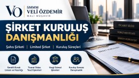 şirket kuruluşu hakkında danışmanlık yaparım