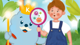 Mete and the Bubble King - Çocuk Kitabı İllüstrasyonları