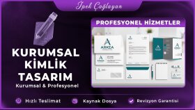 markanız için profesyonel kurumsal kimlik tasarlarım