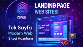 modern kaliteli mobil uyumlu landing page'ler tasarlarım