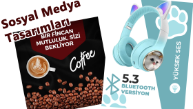 sosyal medya ürün ve reklam görsellerinizi tasarlarım