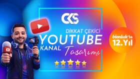 Youtube kanalınız için etkileyici tasarımlar yapabilirim