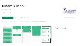 Dinamik Mobil Uygulama Projesi