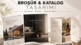 broşür ve katalog tasarımları hazırlayabilirim