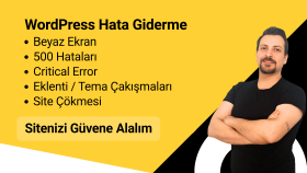 wordpress hatalarınızı hızlı ve profesyonelce gideririm