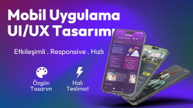 mobil için modern ve profesyonel arayüz tasarımı yaparım