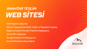 anahtar teslim web sitesi yapabilirim